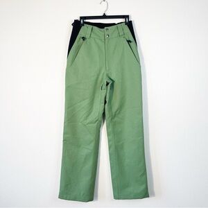 Airblaster High Waisted Trouser Snow Ski Winter Pants Green Size Medium